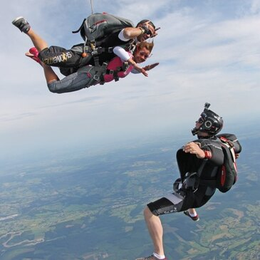 Saut Parachute en Tandem à Spa