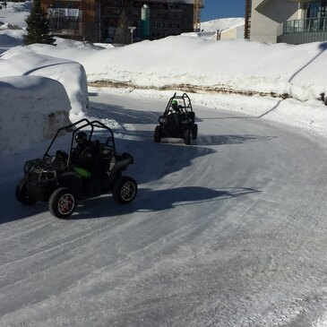Pilotage de Buggy sur Glace - Circuit de l'Alpe d'Huez
