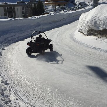 Pilotage de Buggy sur Glace - Circuit de l'Alpe d'Huez