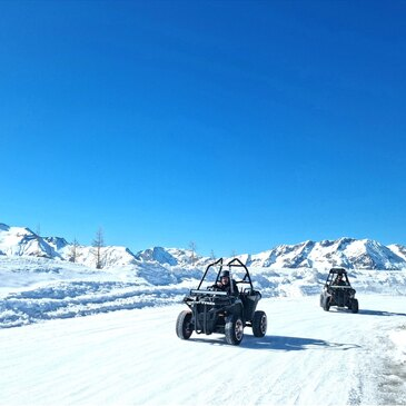 Pilotage de Buggy sur Glace - Circuit de l'Alpe d'Huez