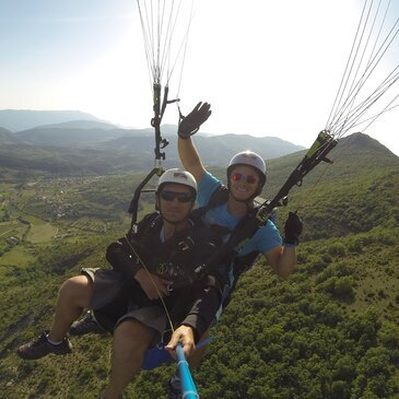 Baptême en Parapente près de Sisteron