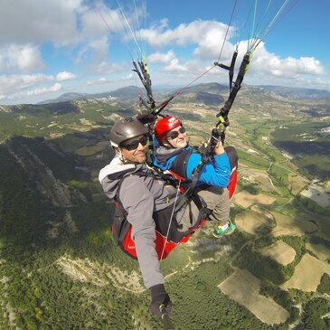 Baptême en Parapente près de Vaison-la-Romaine