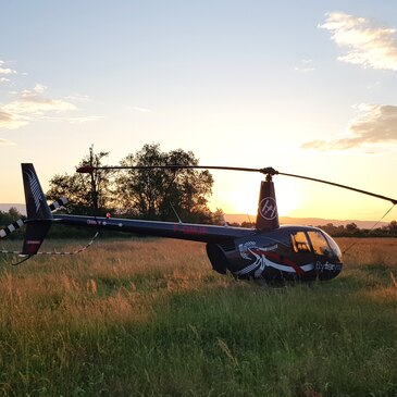 Baptême en Hélicoptère à Mâcon - Survol de la Bourgogne