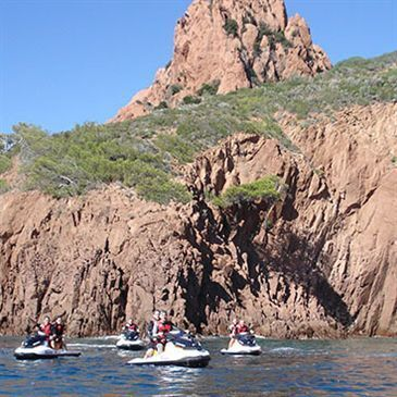 Randonnée en Jet Ski à Fréjus sur la Côte d'Azur