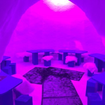 Diner dans un Igloo à Avoriaz