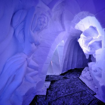 Diner dans un Igloo à Avoriaz