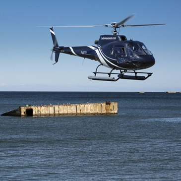 Baptême en Hélicoptère - Survol des Plages du Débarquement