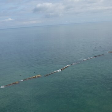 Baptême en Hélicoptère - Survol des Plages du Débarquement