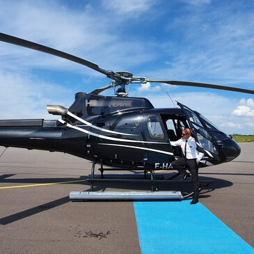 Baptême en Hélicoptère - Survol des Plages du Débarquement