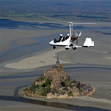 Vol en ULM Autogire - Baie du Mont-Saint-Michel