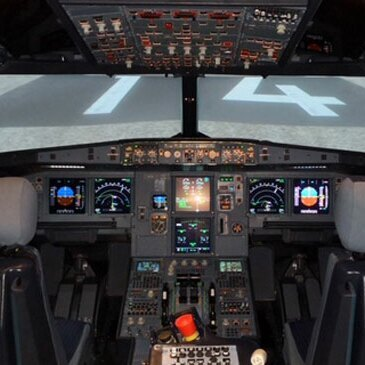 Simulateur de Vol sur Vérins Airbus à Paris Roissy-CDG