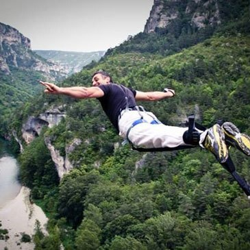 Saut à l'Elastique au Viaduc de Banne en Ardèche