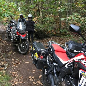 Randonnée en Moto Trail près de Carcassonne