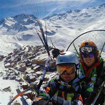 Baptême en Paramoteur à Val Thorens - Le Mont Blanc