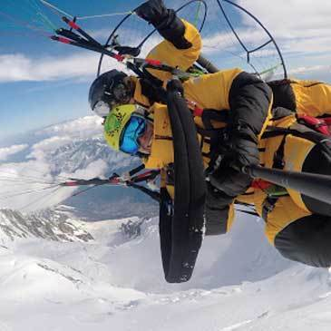 Baptême en Paramoteur à Val Thorens - Le Mont Blanc