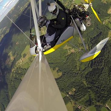 Baptême en ULM Pendulaire près de Clermont-Ferrand