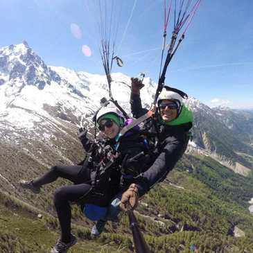Baptême en Parapente à Chamonix