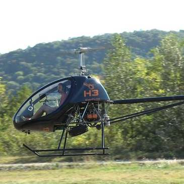 Baptême en Hélicoptère ULM à Lavours - Survol du Lac du Bourget