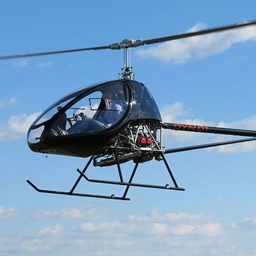 Baptême en Hélicoptère ULM à Lavours - Survol du Lac du Bourget