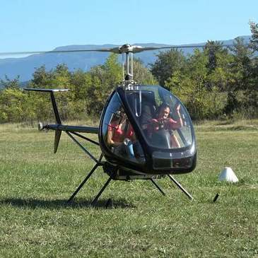 Baptême en Hélicoptère ULM à Lavours - Survol du Lac du Bourget