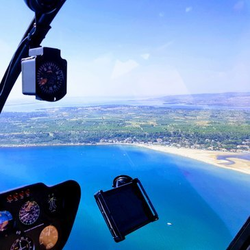 Baptême en Hélicoptère près de Narbonne