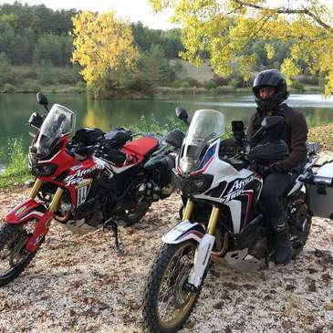 Randonnée en Moto Trail près de Bergerac