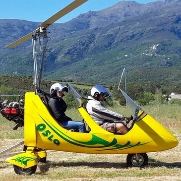 Baptême en ULM Autogire à Corte