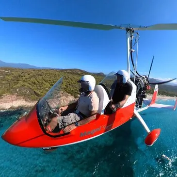 Baptême en ULM Autogire à Corte