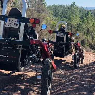 Randonnée en Swincar près de Fayence