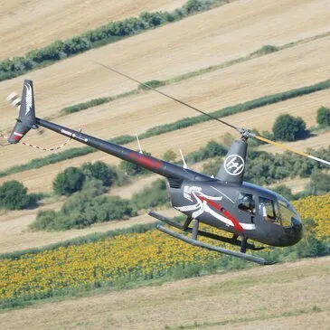 Baptême en Hélicoptère près de Lyon