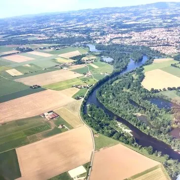 Baptême en Hélicoptère près de Lyon