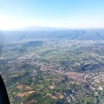 Baptême en Hélicoptère près de Lyon