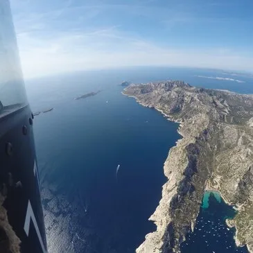 Baptême en Hélicoptère près de Marseille
