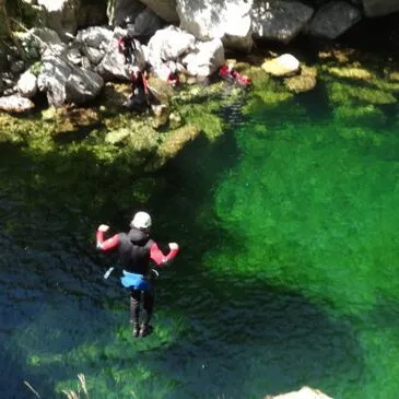 Canyoning en Ardèche près d'Aubenas