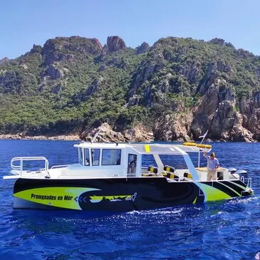 Balade en Bateau dans les Calanques de Piana