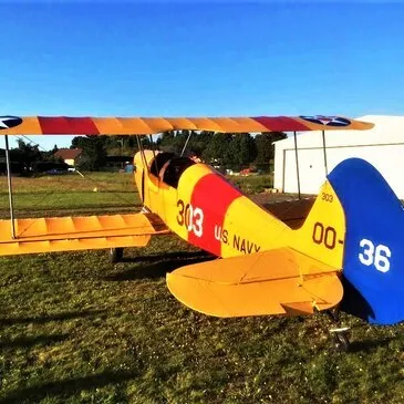 Baptême en ULM Biplan à Epinal