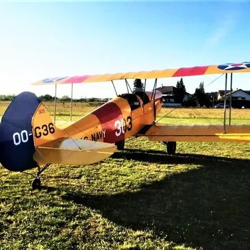 Baptême en ULM Biplan à Epinal