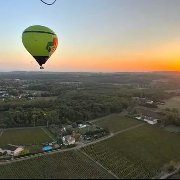 Survol de la Dombes en Montgolfière