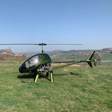 Baptême en Hélicoptère ULM près du Puy-en-Velay