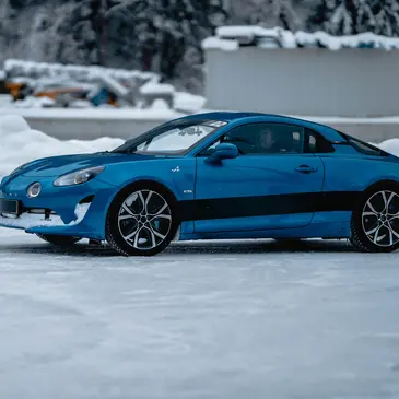 Pilotage sur Glace en Alpine A110 - Circuit d'Abondance