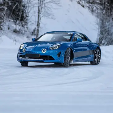 Pilotage sur Glace en Alpine A110 - Circuit d'Abondance