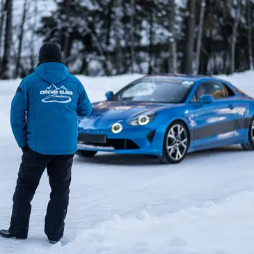 Pilotage sur Glace en Alpine A110 - Circuit d'Abondance