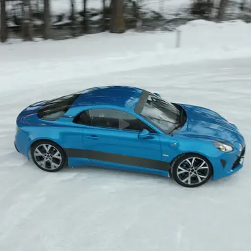 Pilotage sur Glace en Alpine A110 - Circuit d'Abondance