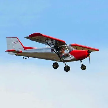 Baptême en ULM Multiaxe à Bourges - Survol du Berry