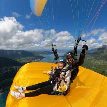 Baptême en Parapente à Talloires - Survol du Lac d'Annecy