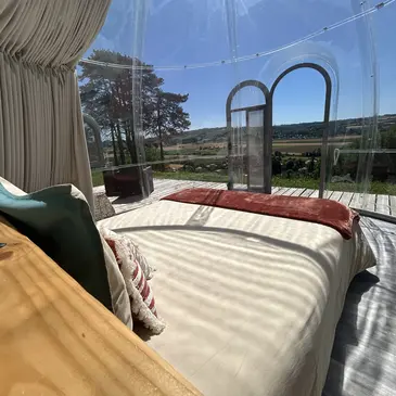 Nuit en bulle près de Vienne