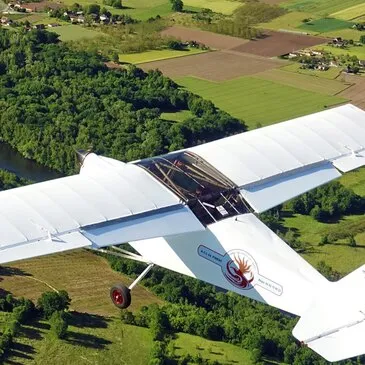 Baptême en ULM Multiaxe à Figeac