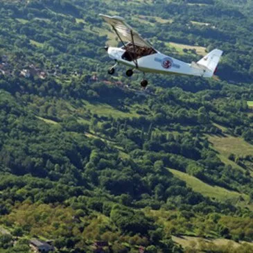 Baptême en ULM Multiaxe à Figeac