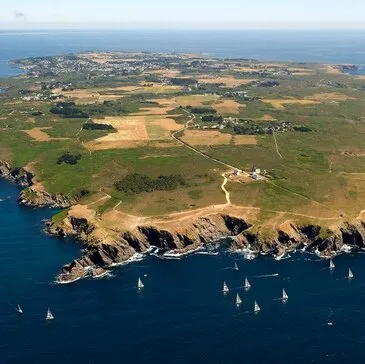 Baptême en Hélicoptère à Lorient - Ile de Groix
