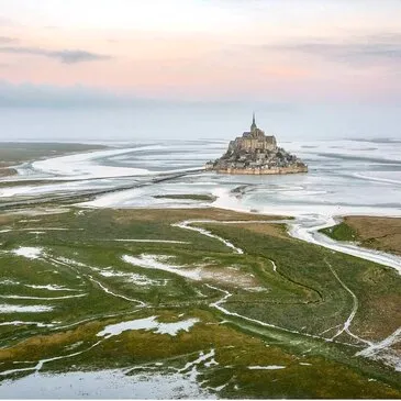 Baptême en Hélicoptère à Dinan - Baie du Mont-Saint-Michel